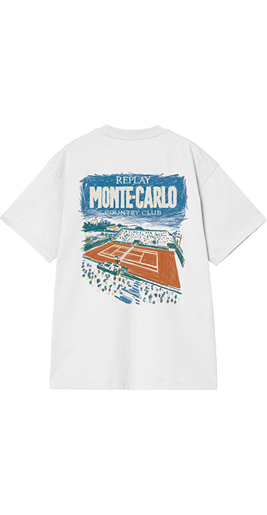 REPLAY &times; Monte Carlo Country Club オーバーサイズ Tシャツ 詳細画像